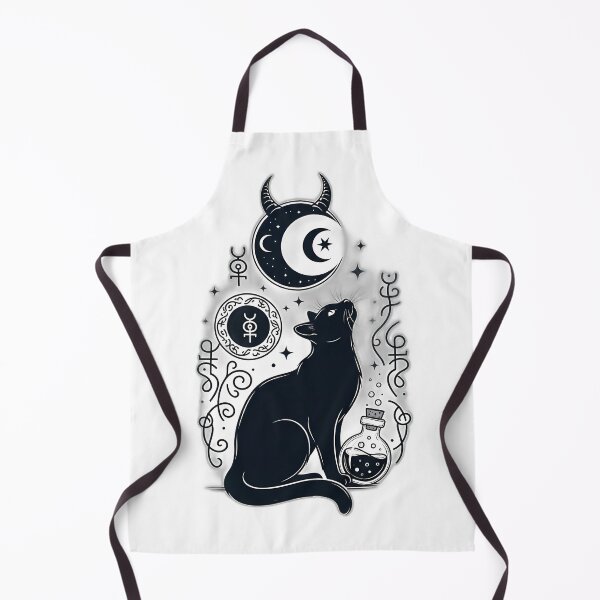 Item preview, Black Cat Moon Potion Sigil designed and sold by IllumeInk.