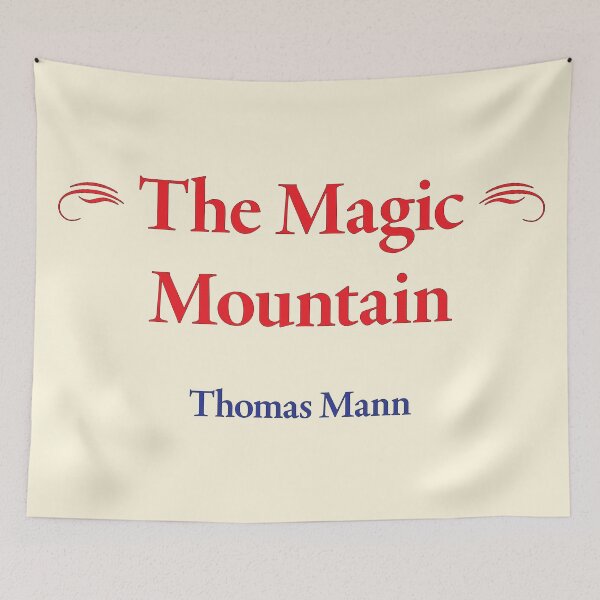 Item preview, Thomas Mann, The Magic Mountain designed and sold by CharlottePlaceArt.