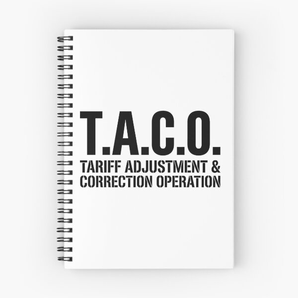 Item preview, Funny T.A.C.O. Tariff Adjustment Correction Operation designed and sold by FlashCraft Design.