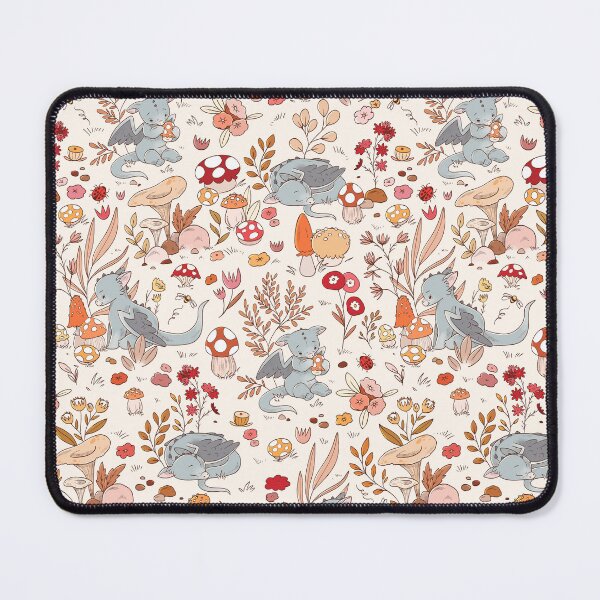 Item preview, Dragons and Mushrooms designed and sold by LixyDesign.