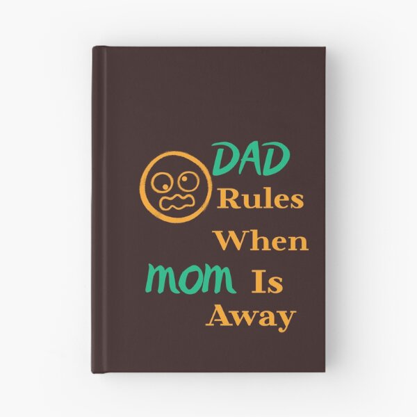 Item preview, Dad Rules When Mom is Away Funny Fatherhood T-Shirt designed and sold by bozet.