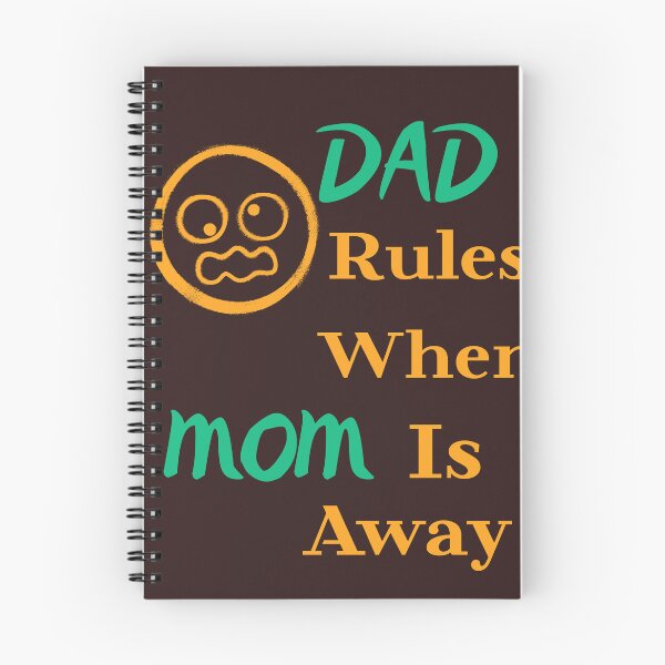 Item preview, Dad Rules When Mom is Away Funny Fatherhood T-Shirt designed and sold by bozet.