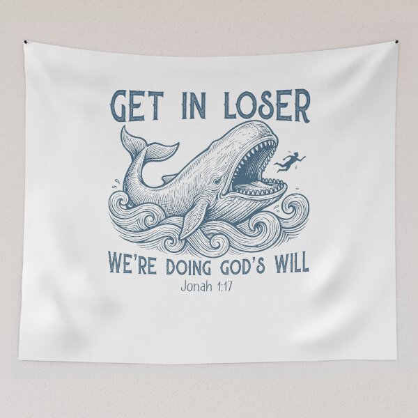 Item preview, Get In Loser We're Doing God's Will Christian Bible designed and sold by Hedoraxe.