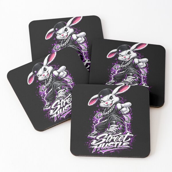 Item preview, Street Hustle Bunny Graffiti  designed and sold by Geralthewhite.