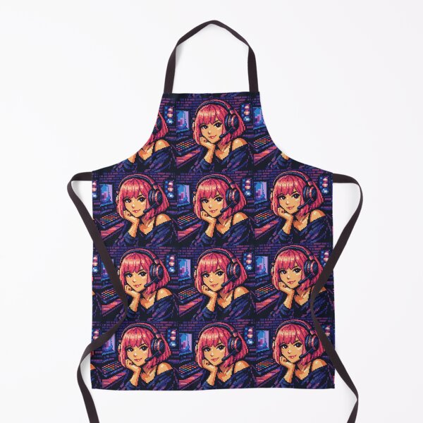 Item preview, Pixel Gamer Girl – Retro Neon Aesthetic designed and sold by EchoWave11.