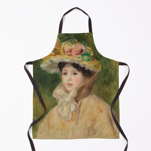 Item preview, Woman With Capeline by Pierre-Auguste Renoir: Romantic Impressionist Portrait Poster designed and sold by artofuniverse.