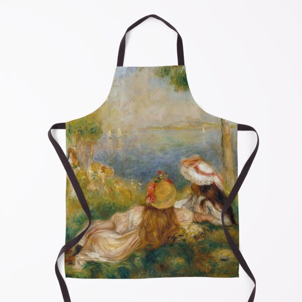 Item preview, Young Girls By the Sea by Pierre-Auguste Renoir: Dreamy Impressionist Poster designed and sold by artofuniverse.