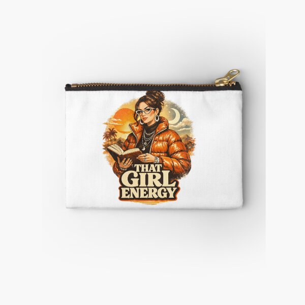 Item preview, THAT GIRL ENERGY - Vintage 70s Retro Librarian Design designed and sold by sabily.