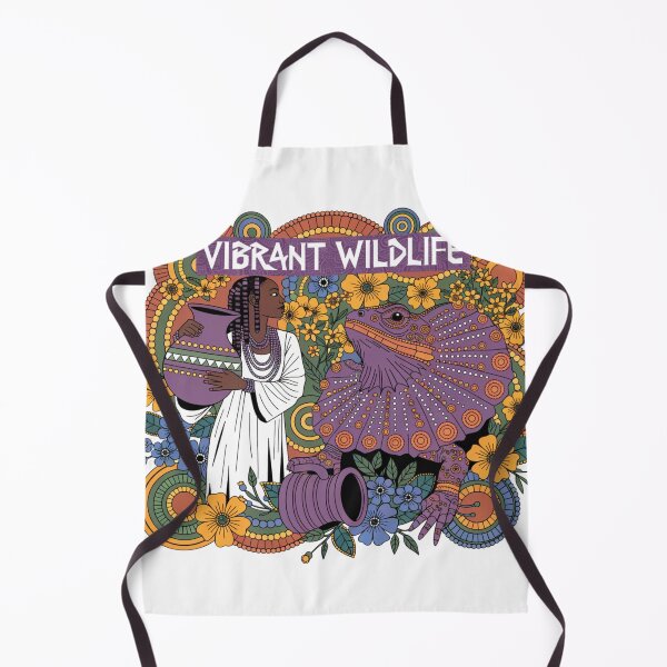 Item preview, Woman with a lizard in the style of aboriginal art designed and sold by Stellar Geometry.