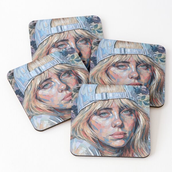 Item preview, Portrait Painting of Billie Eilish designed and sold by davidelder.