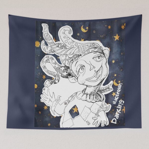 Item preview, Dancing Harlequin (Drawing by ACCI) designed and sold by VanyssaGraphics.