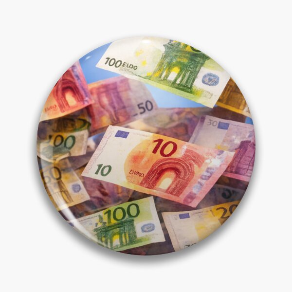 Item preview, Cash flow – Framed euro banknotes – Decor designed and sold by JcAbstractArt.