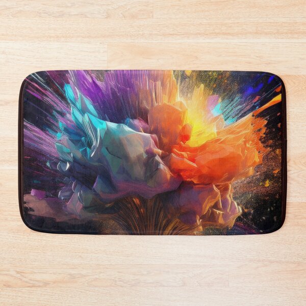 Item preview, Cosmic Tree Vibrant Color Explosion Abstract Art designed and sold by Biliastro.
