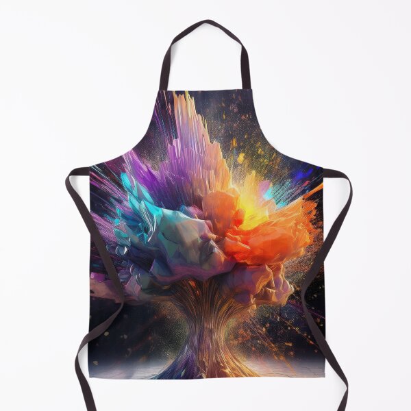 Item preview, Cosmic Tree Vibrant Color Explosion Abstract Art designed and sold by Biliastro.