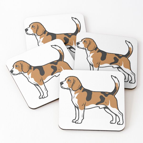 Item preview, Minimalist Beagle Dog Illustration designed and sold by DigitalGremlin.
