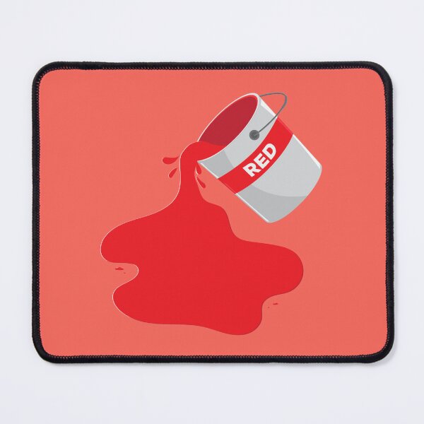 Item preview, Modern Red Paint Bucket Spill - Vibrant Artist Aesthetic designed and sold by SolutionsArt.