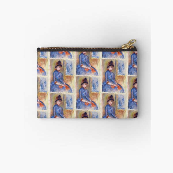 Item preview, Young Girl in a Blue Dress by Pierre-Auguste Renoir: Impressionist Portrait Poster designed and sold by artofuniverse.
