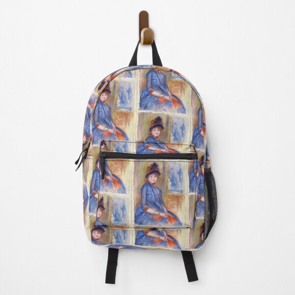 Item preview, Young Girl in a Blue Dress by Pierre-Auguste Renoir: Impressionist Portrait Poster designed and sold by artofuniverse.