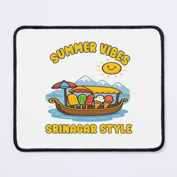 Item preview, Summer Vibes Srinagar Style | Kashmir Shikara Ice Cream Funny Travel designed and sold by Globalcitytees.