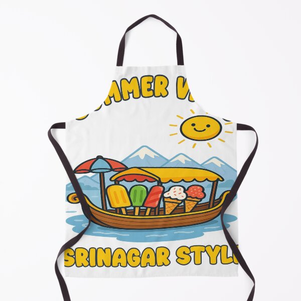 Item preview, Summer Vibes Srinagar Style | Kashmir Shikara Ice Cream Funny Travel designed and sold by Globalcitytees.