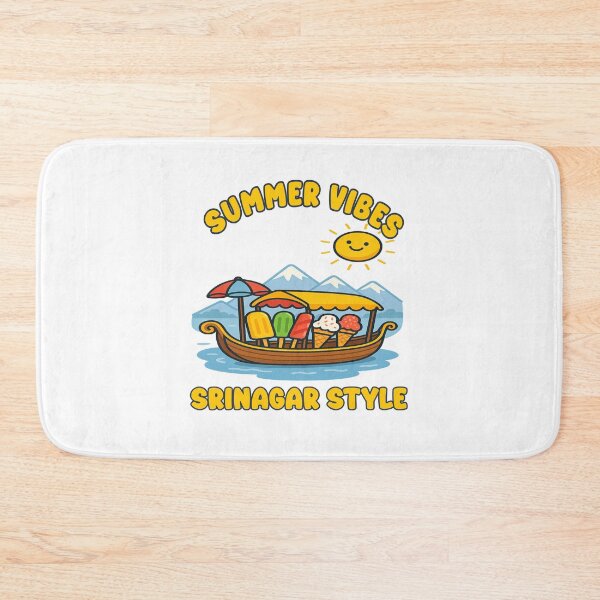 Item preview, Summer Vibes Srinagar Style | Kashmir Shikara Ice Cream Funny Travel  designed and sold by Globalcitytees.