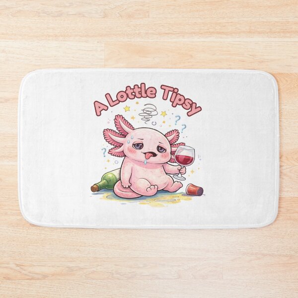 Item preview, A Lottle Tipsy Axolotl Cute Funny Drinking Humor Design  designed and sold by Dianefromamsterdam.