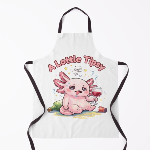 Item preview, A Lottle Tipsy Axolotl Cute Funny Drinking Humor Design  designed and sold by Dianefromamsterdam.