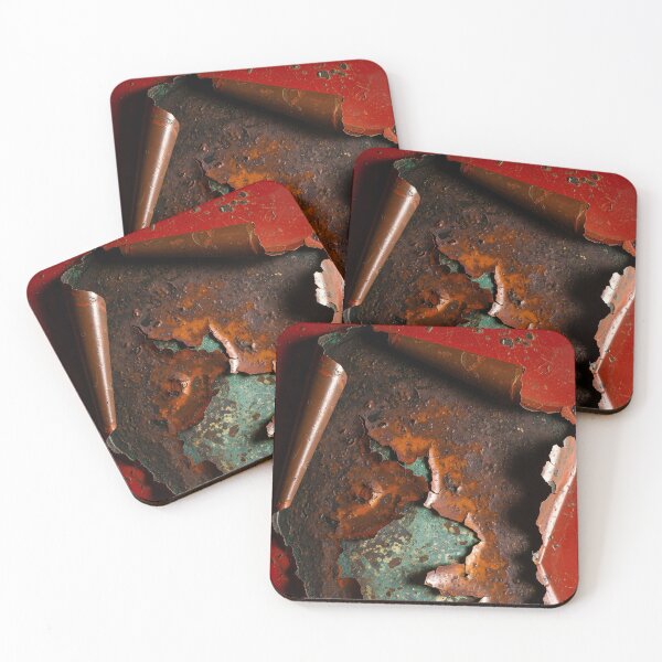 Item preview, Oxidized Distressed Red Metal  designed and sold by Petra Rosa.