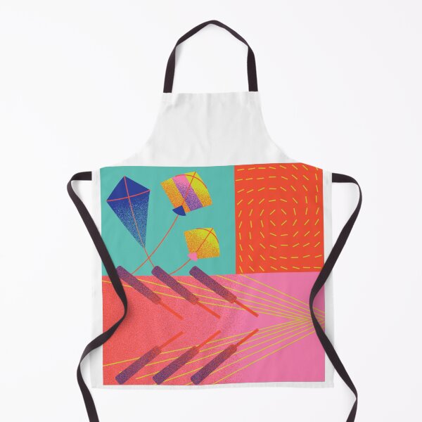 Item preview, Colorful Kites & Spindles: Basant Festival Abstract designed and sold by Sashka-.