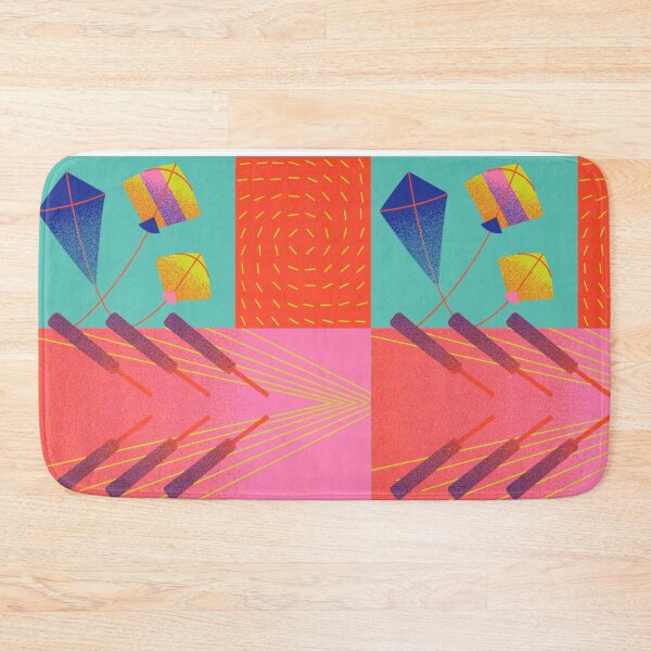 Item preview, Colorful Kites & Spindles: Basant Festival Abstract designed and sold by Sashka-.