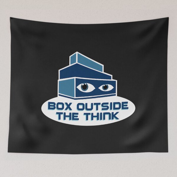 Item preview,  Box Outside The Think  designed and sold by TadijasShop.