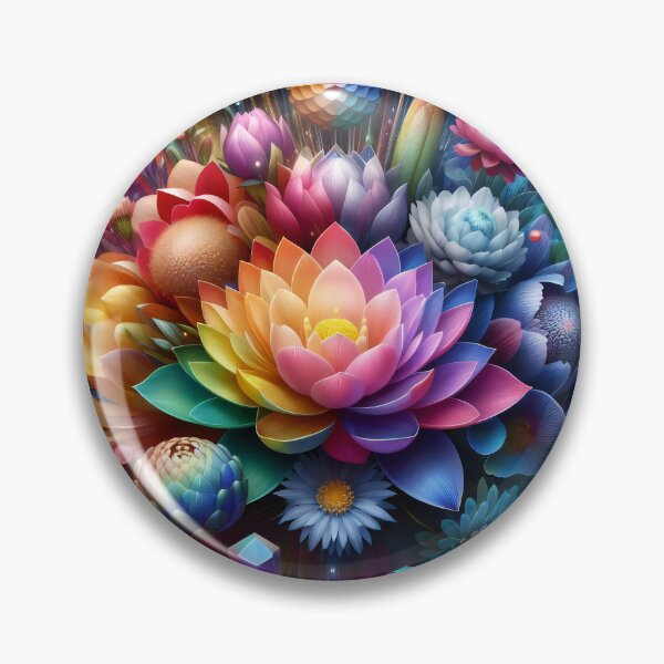 Item preview, Autism Awareness Powerful Floral Art designed and sold by AI-Only Creations.