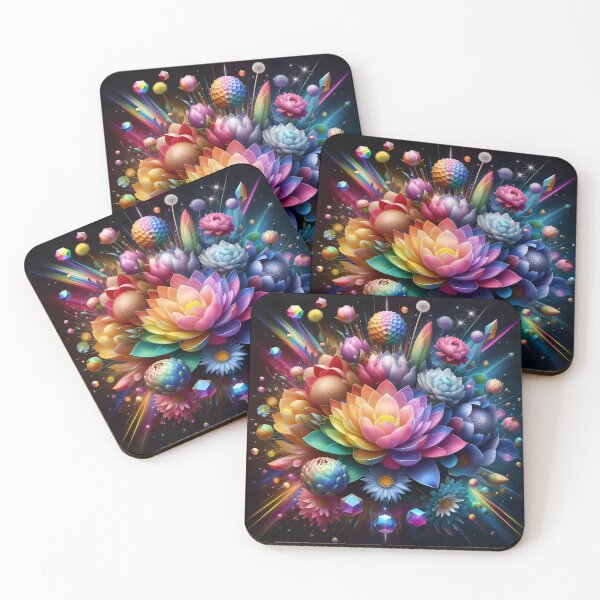 Item preview, Autism Awareness Powerful Floral Art designed and sold by AI-Only Creations.