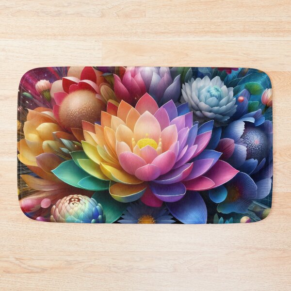 Item preview, Autism Awareness Powerful Floral Art designed and sold by AI-Only Creations.