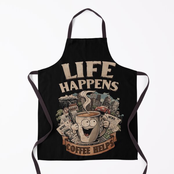 Item preview, Life Happens Coffee Helps designed and sold by RebenCantik.