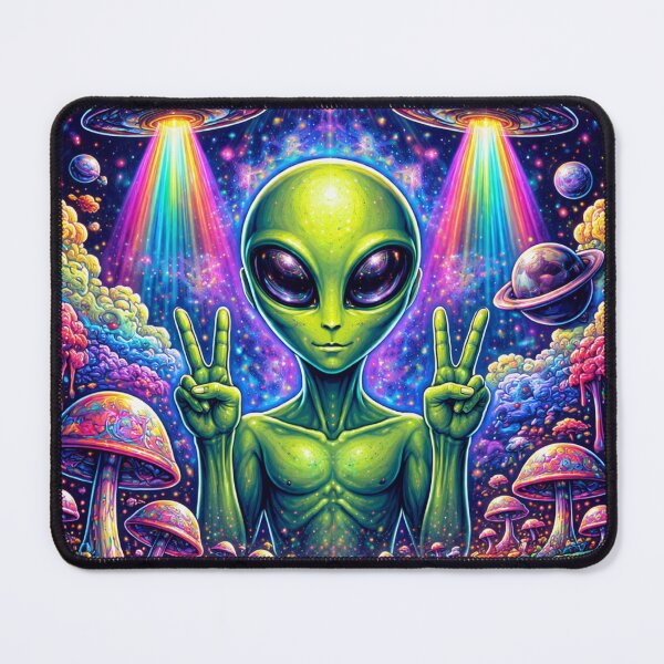 Item preview, Psychedelic alien designed and sold by RiaBubble.