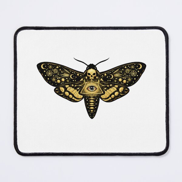 Item preview, Mystic Gold Moth - Occult Eye Vision Art designed and sold by Antonrec86.