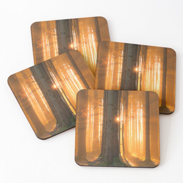 Item preview, Forest clearing with magical sunbeams designed and sold by Pietschi2022.