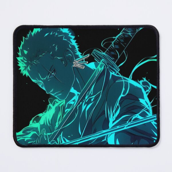 Item preview, Zoro | Neon Samurai Swordsman – Anime Warrior with Dual Blades designed and sold by Dyan4.
