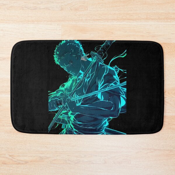Item preview, Zoro | Neon Samurai Swordsman – Anime Warrior with Dual Blades designed and sold by Dyan4.