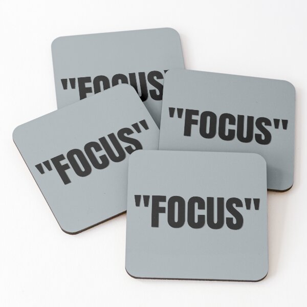 Item preview, Focus Minimal Bold Typography Motivation Design designed and sold by PrataeAesthetics.