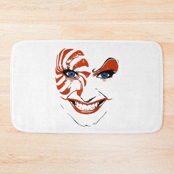 Item preview, Sinister Smiling Spiral Girl Clown Face designed and sold by StencilMenace.