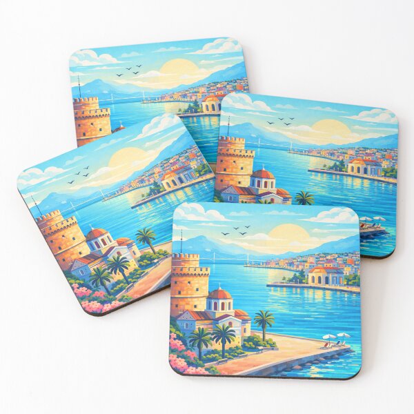 Item preview, Thessaloniki Greece Travel Poster designed and sold by MatthewHeights.