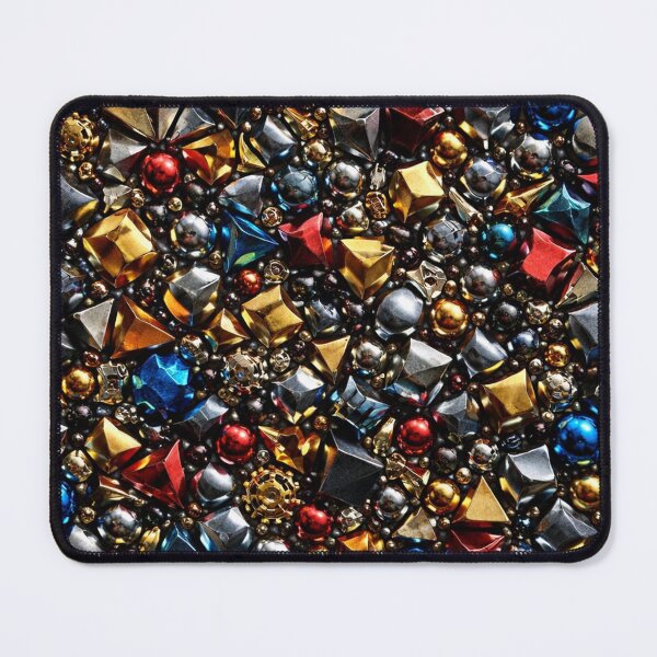 Item preview, Fascinating Geometric Metallic Assembly designed and sold by JcAbstractArt.