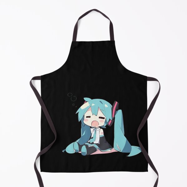 Item preview, Cute Chibi Virtual Idol – Sleepy Anime Girl with Twin Tails designed and sold by Dyan4.