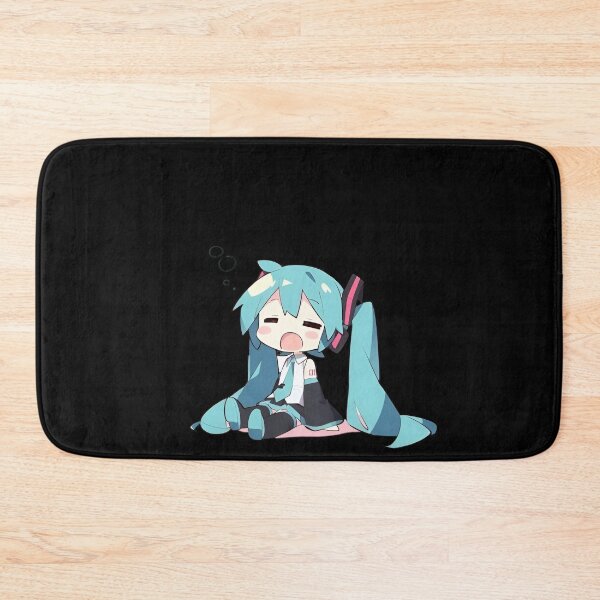Item preview, Cute Chibi Virtual Idol – Sleepy Anime Girl with Twin Tails designed and sold by Dyan4.