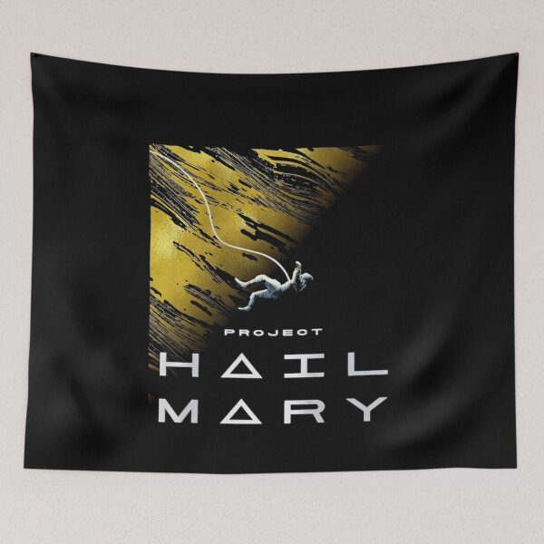 Item preview, Project Hail Mary Minimal Astronaut Floating Space Sci Fi Classic T-Shirt designed and sold by Qwertycraftd.