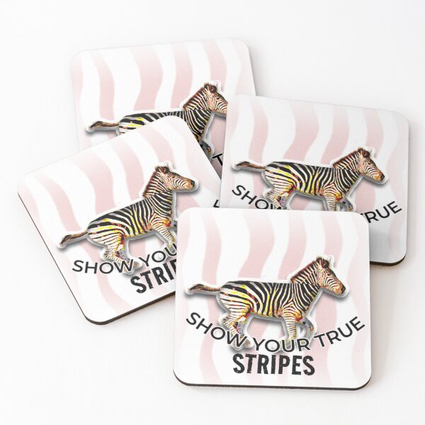 Item preview, Show Your True Stripes – Motivational Zebra Design designed and sold by ChiaraPagani.
