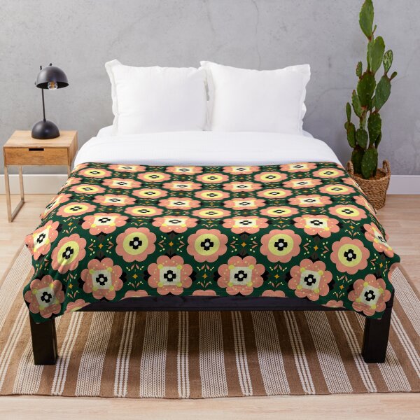 Item preview, Bold Retro Floral Seamless Pattern Design designed and sold by UniqueDesign751.
