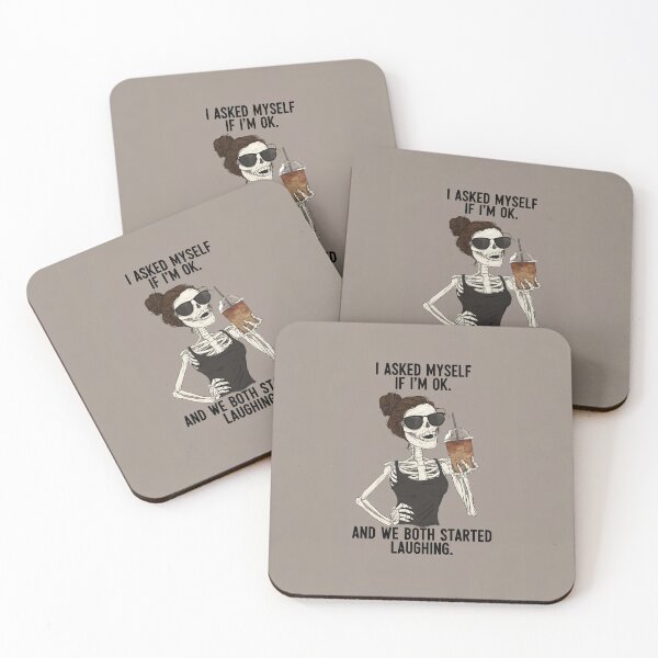 Item preview, I Asked Myself If I'm OK And We Both Started Laughing designed and sold by RebenCantik.